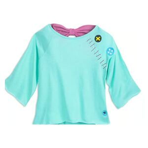 Oh My Disney Scrump Shirt Size Large Lilo And Stitch Disney Store Crop Aqua